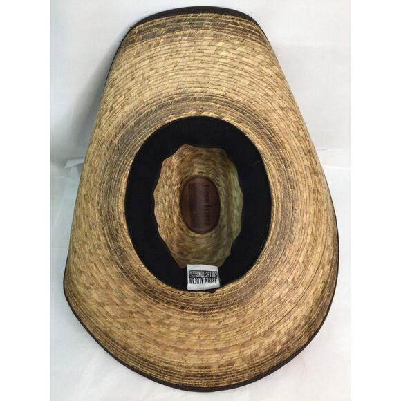 RESISTOL Boys Jason Aldean Amarillo Sky Straw Cowboy Hat Natural One Size - Picture 6 of 6